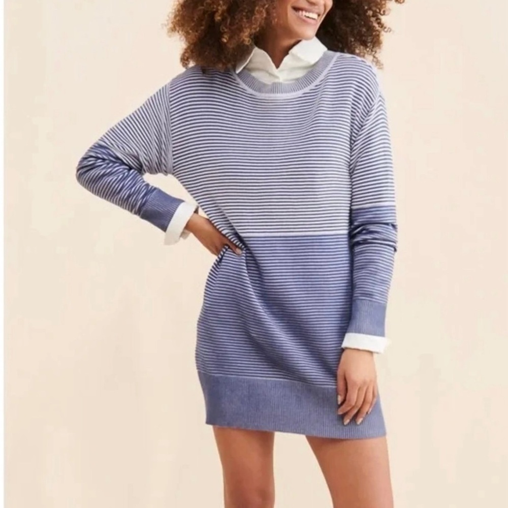 Daily Practice by Anthropologie Knit Costal Tunic Dress size Small